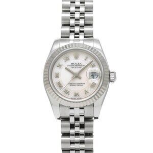 ROLEX Datejust 10P Diamond 179174NRD D series (around 2004-2005) Pink shell ...